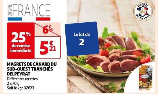 magrets de canard du sud-ouest tranchés delpeyrat