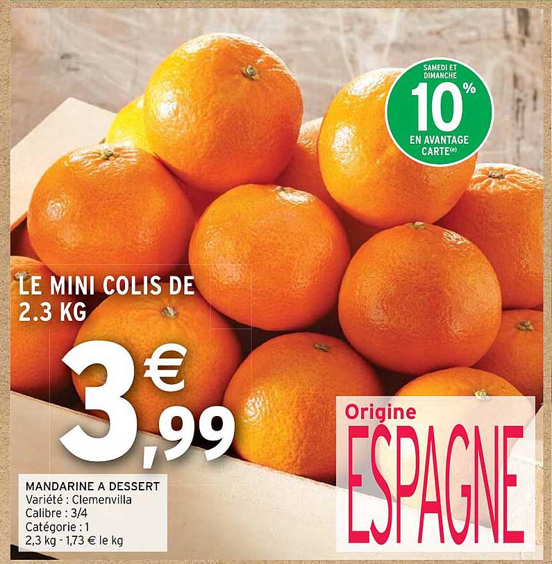 mandarine à dessert clemenvilla