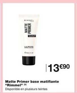 matte primer base matifiante "rimmel"