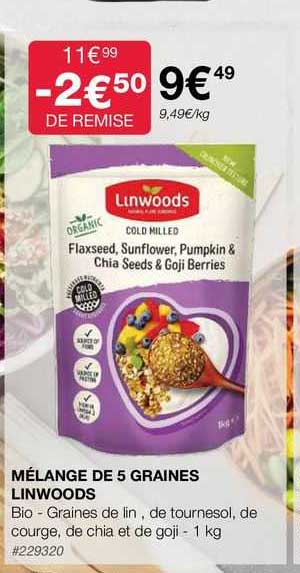 Mélange De 5 Graines Linwoods