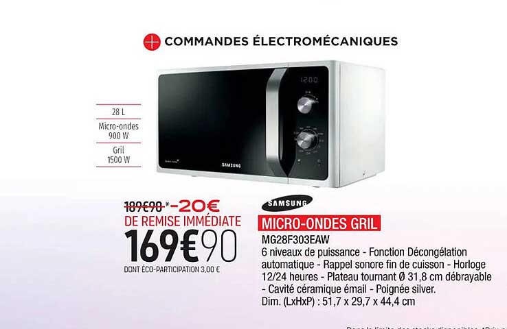 micro-ondes gril samsung