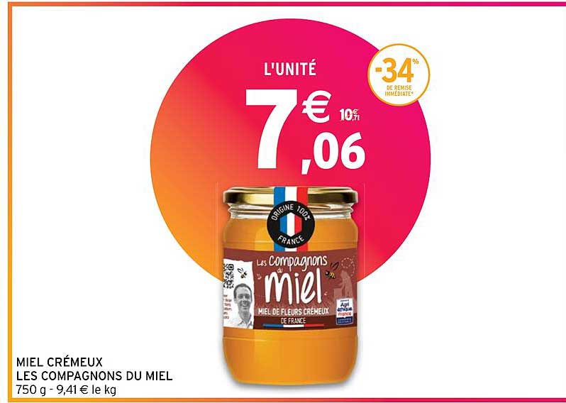 miel crémeux les compagnons du miel