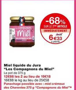 miel liquide du jura les compagnons du miel