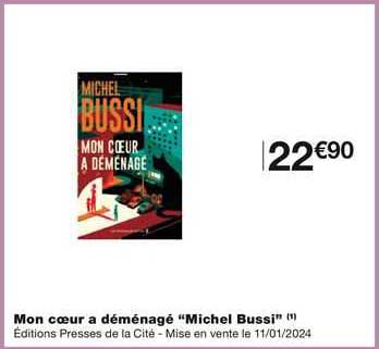 mon cœur a déménagé "michel bussi"