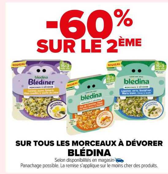 Morceaux à Dévorer Blédina