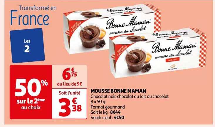 mousse bonne maman