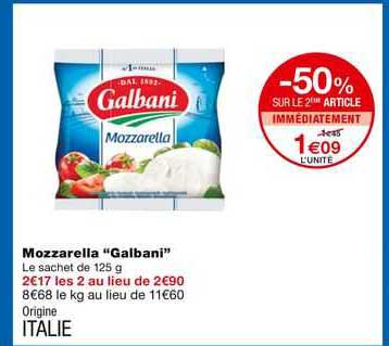 Mozzarella Galbani