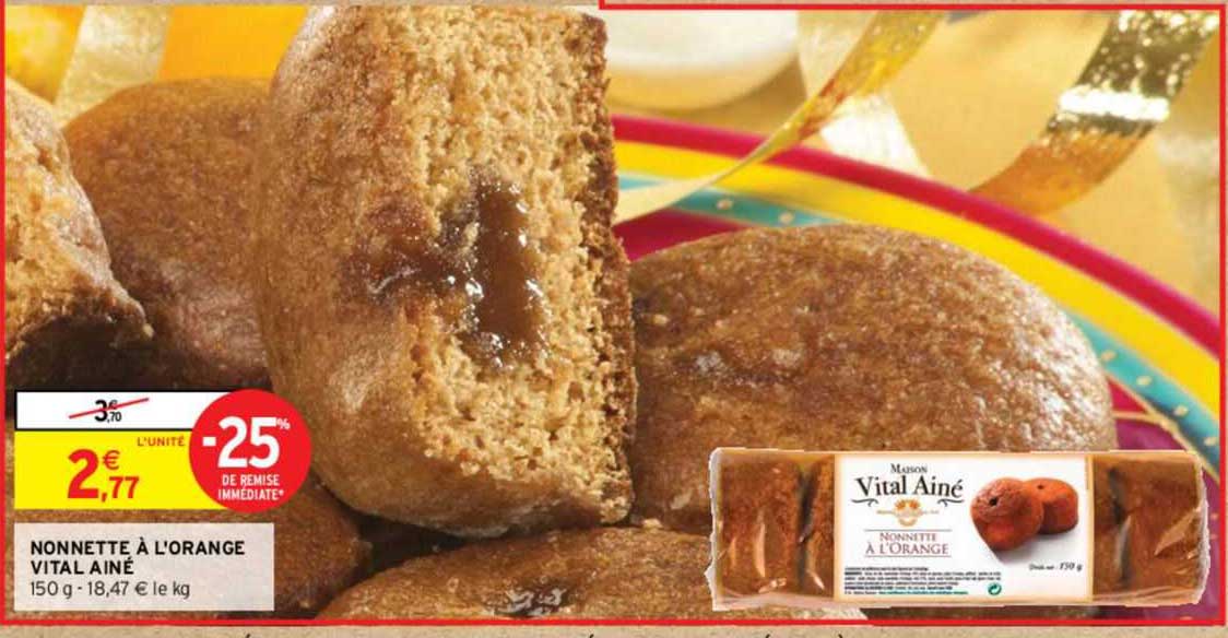 nonnette à l'orange vital ainé