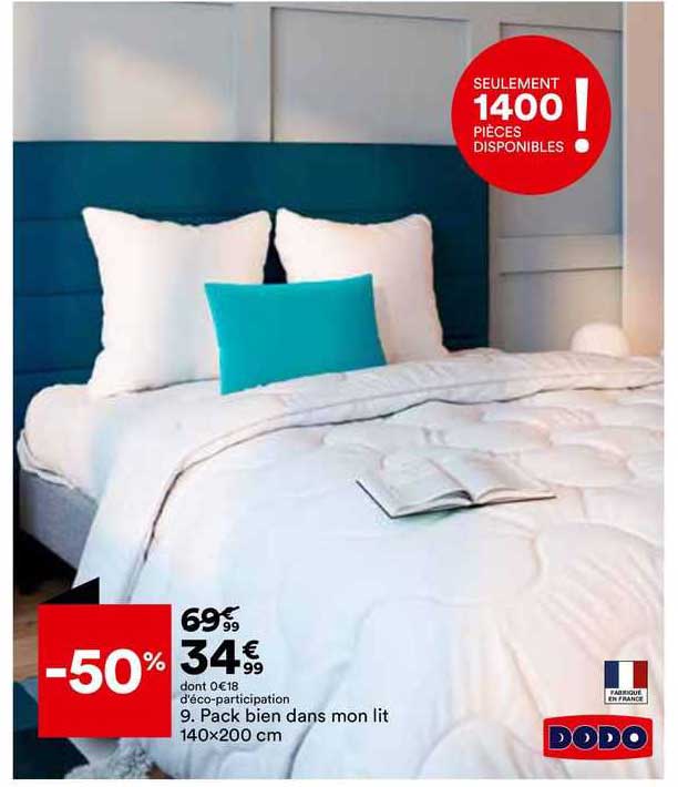 pack bien dans mon lit 140 x 200 cm dodo