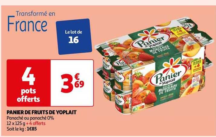 Panier De Fruits De Yoplait