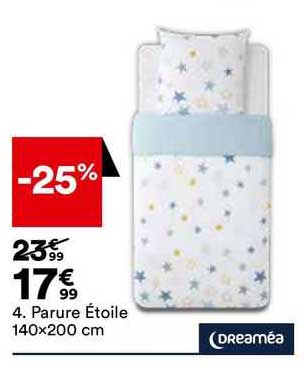 Parure étoile 140 X 200 Cm Dreaméa