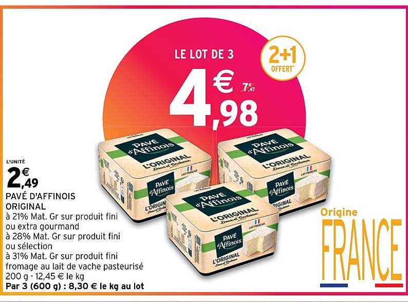 Pavé D'affinois Original