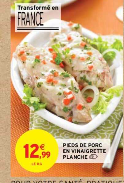 Pieds De Porc En Vinaigrette Planche