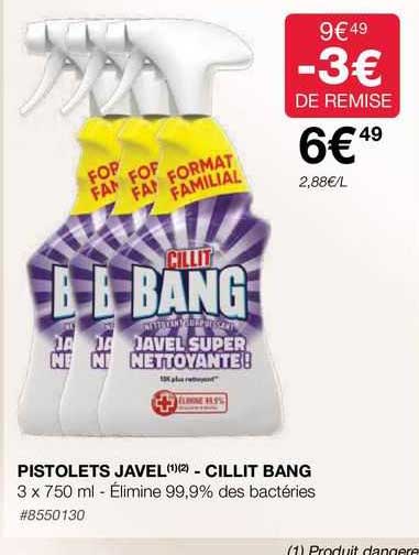 pistolets javel - cillit bang
