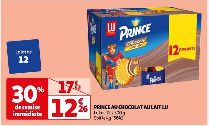 Prince Au Chocolat Au Lait Lu