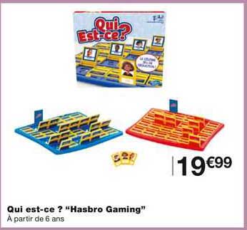qui est-ce? "hasbro gaming"