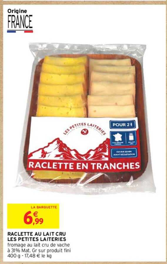 raclette au lait cru les petites laiteries