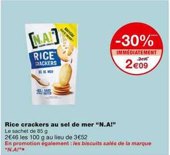 rice crackers au sel de mer n.a!