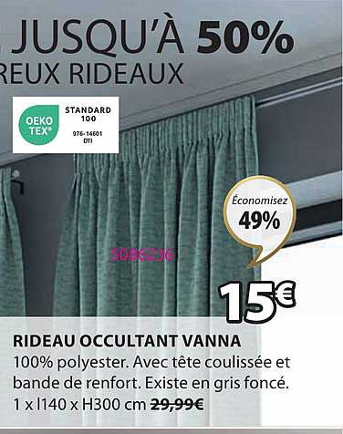 Rideau Occultant Vanna