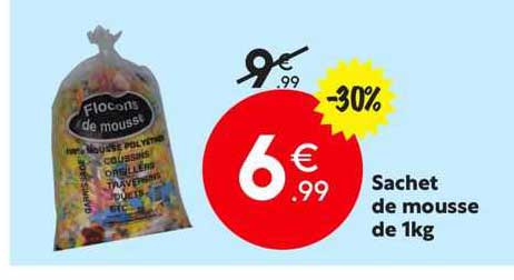 sachet de mousse de 1kg