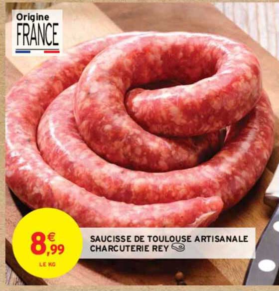 saucisse de toulouse artisanale charcuterie rey