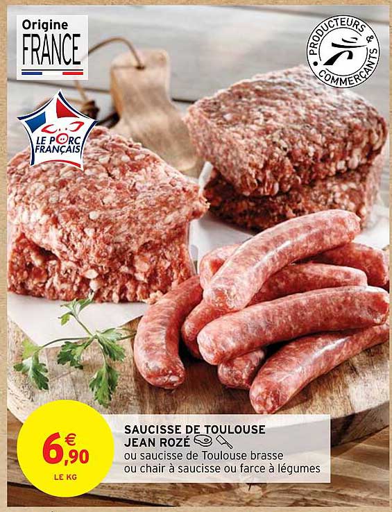 Saucisse De Toulouse Jean Rozé