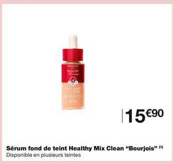 sérum fond de teint healthy mix clean "bourjois"