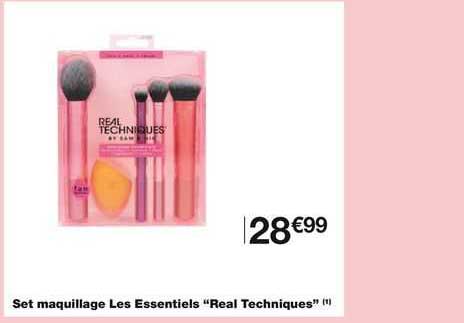 set maquillage les essentiels "real techniques"