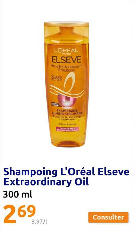 shampoing l'oréal elseve extraordinary oil 300 ml