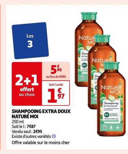 shampooing extra doux naturé moi