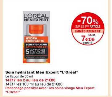 Soin Hydratant Men Expert "l'oréal"