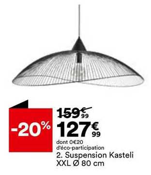 Suspension Kasteli Xxl ø 80 Cm