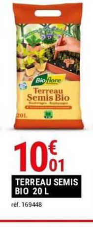 terreau semis bio 20 l