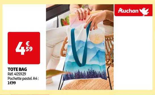 tote bag auchan