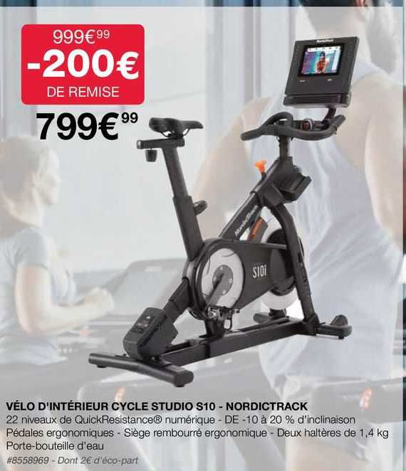 Vélo D'intérieur Cycle Studio S10 - Nordictrack
