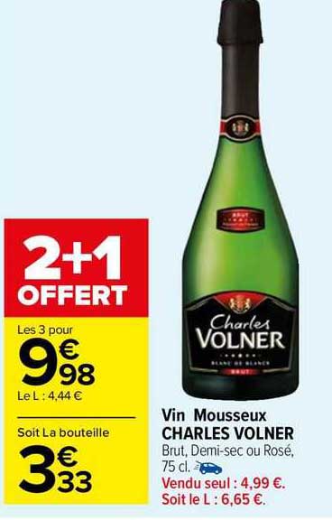 vin mousseux charles volner