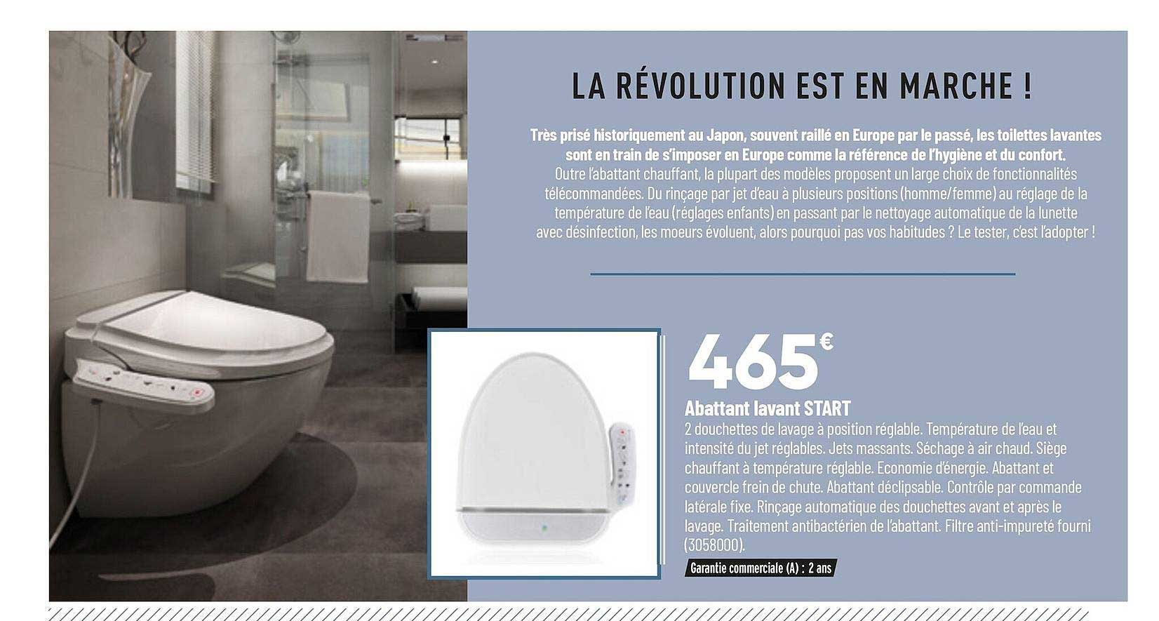 Abattant Lavant Start