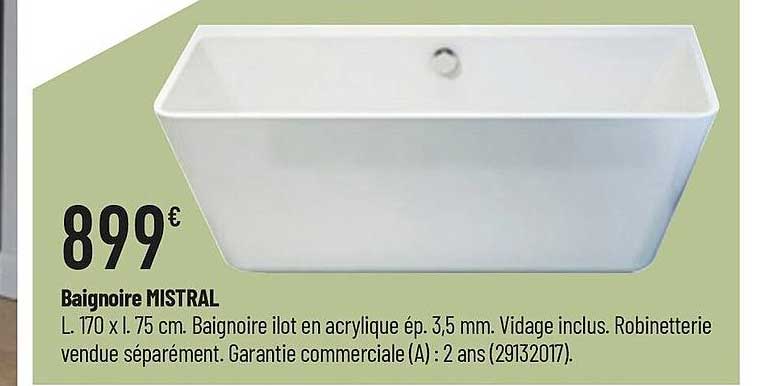 Baignoire Mistral