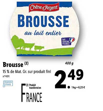 brousse chêne d'argent