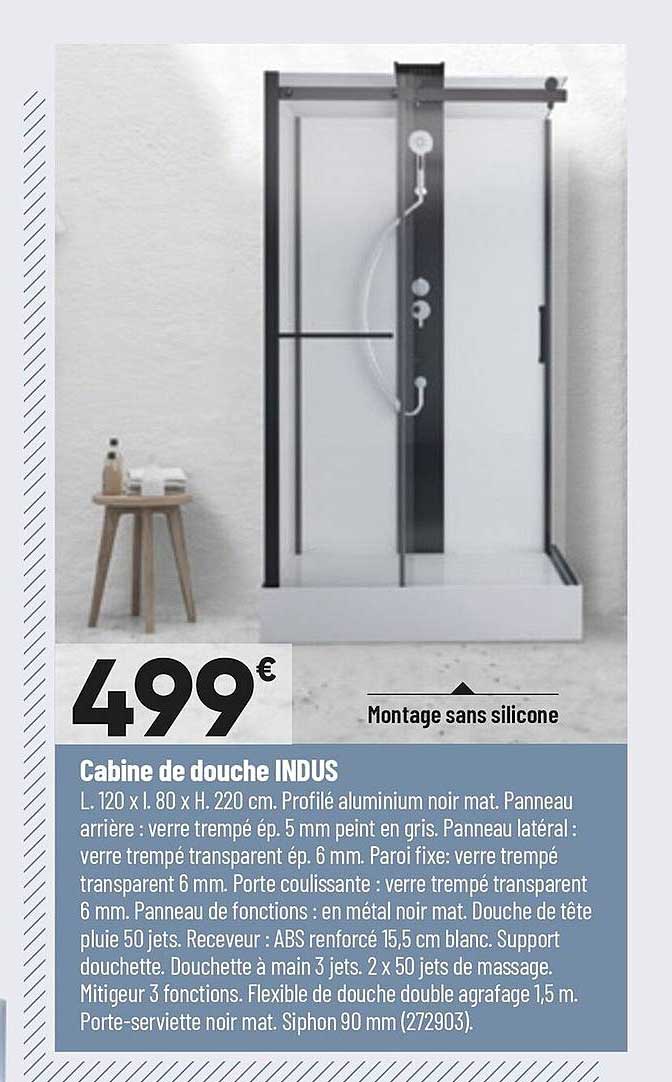 cabine de douche indus