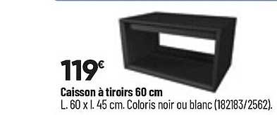 Caisson à Tiroirs 620 Cm