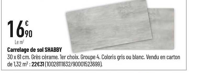 carrelage de sol shabby