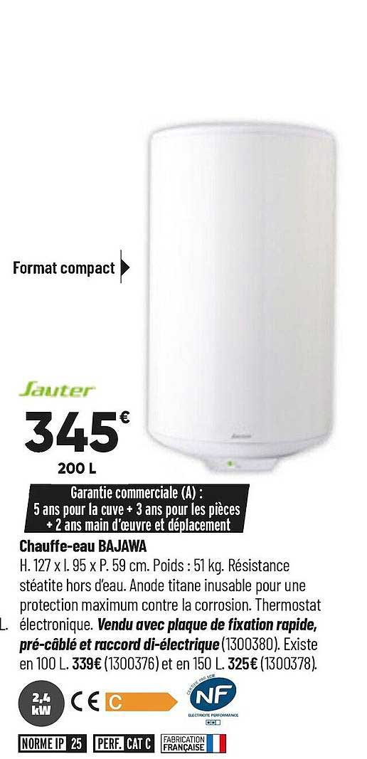 chauffe-eau bajawa