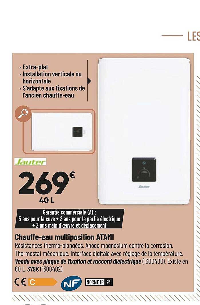 chauffe-eau multipose atami