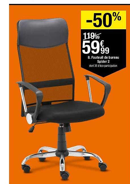 fauteuil de bureau spider 2