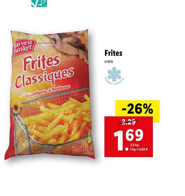 frites harvest basket