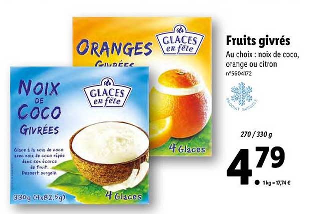 Fruits Givrés