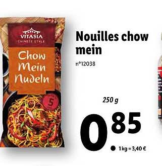 nouilles chow mein vitasia