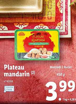 plateau mandarin vitasia