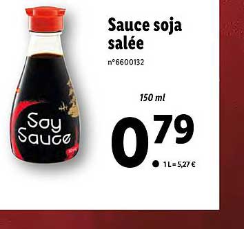 Sauce Soja Salée
